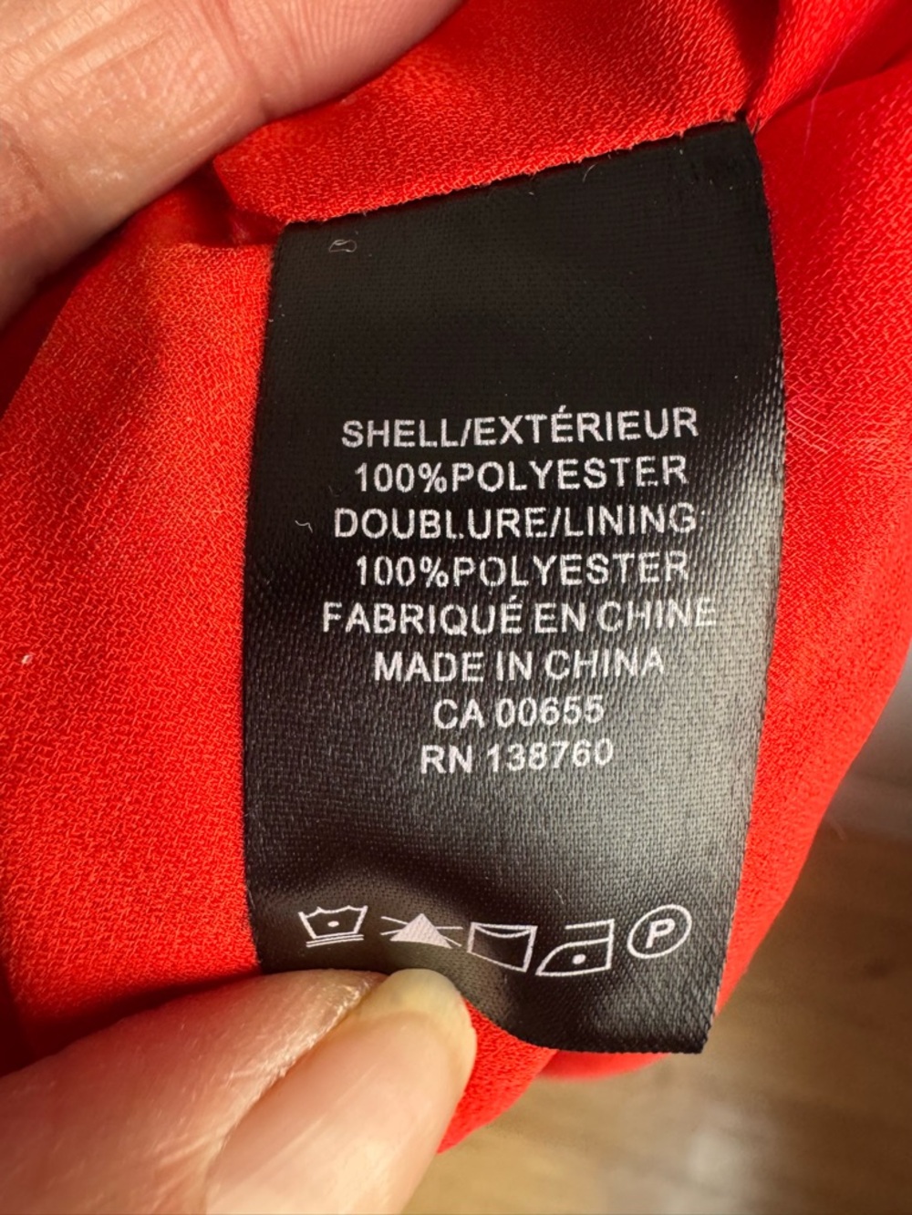 RW&CO. Bright Red Floral Slip Dress - Picture 6 of 6